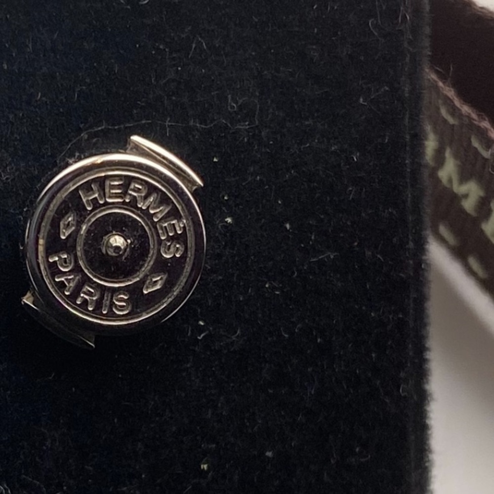 AUTHENTIC Hermes Cage d’H Cube Pink/Silver Earrings w/ Original Box & Ribbon - Picture 11 of 14